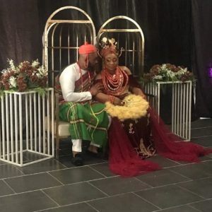 Blossom Chukwujekwu and his new wife