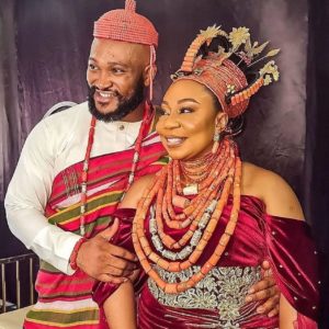 Blossom Chukwujekwu and his new wife
